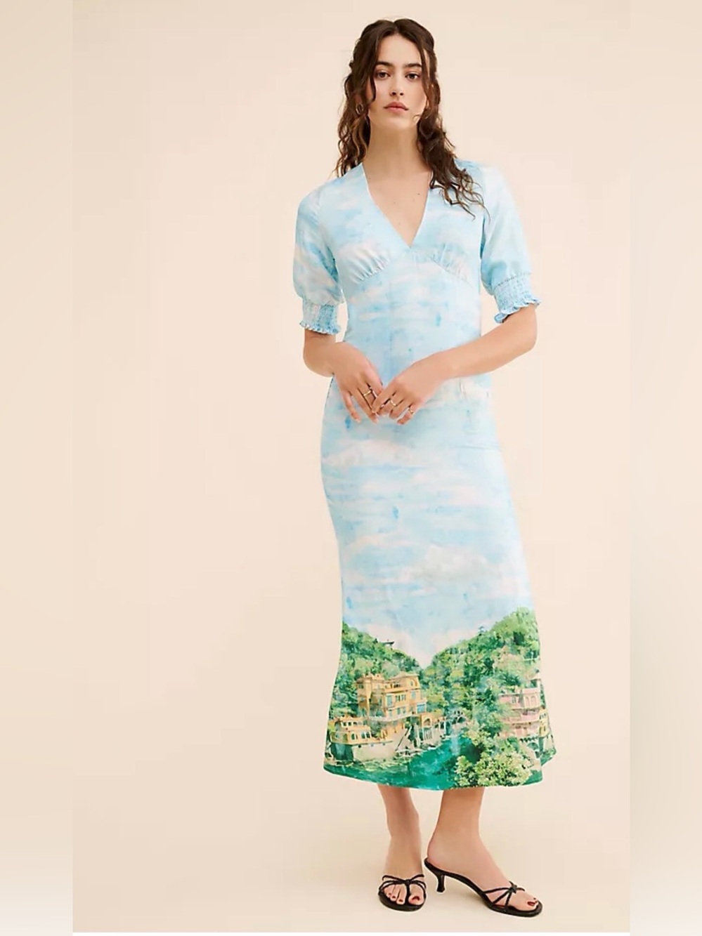 Anthropologie Never Fully Dressed Scenery May Midi Dress
